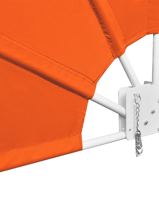 vidaXL Rulou lateral de umbrire Terasă Terracotta x1.4m