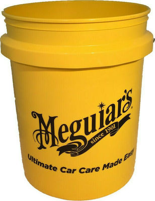 Meguiar's Κουβάς Πλαστικός Χωρητικότητας 22lt Κίτρινος
