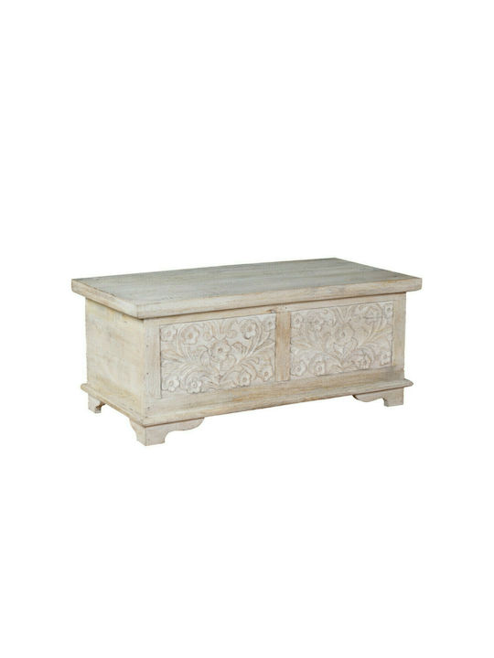 Liberta Wooden Decorative Trunk 80x40x34cm