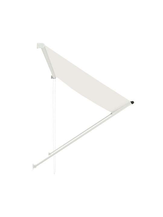 vidaXL Τέντα Βεράντας Κρεμ 2x1.5m