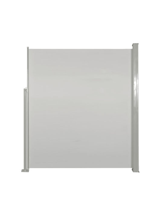 vidaXL Seitenrolloschatten Terrasse Cream 1.6x3m