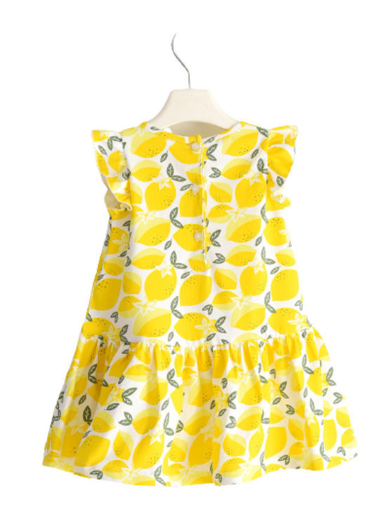 iDO Kids Dress Sleeveless Yellow