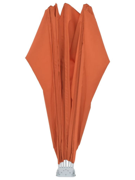 vidaXL Rulou lateral de umbrire Terasă Terracotta x1.6m