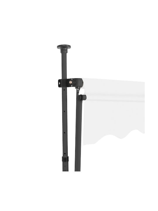 vidaXL Тента Тераса С LED Крем 3.5x1.5м