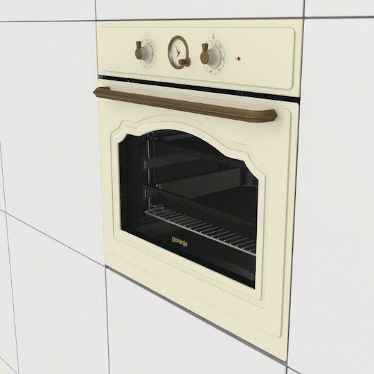 Gorenje Φούρνος άνω Πάγκου 77lt με Κεραμικές Εστίες Π59.5εκ. Μπεζ