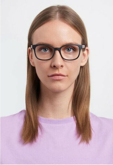 Damen Acetat Brillengestell Schwarz MMI 0105 DKH