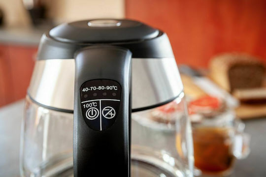 Eldom Fierbător 1.7lt 2200W Argintiu