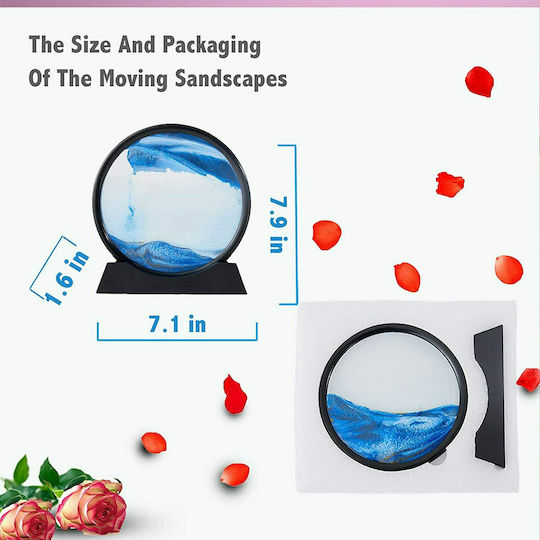 7in Moving Sanscape от Пластмаса Синьо 20x17см 1бр