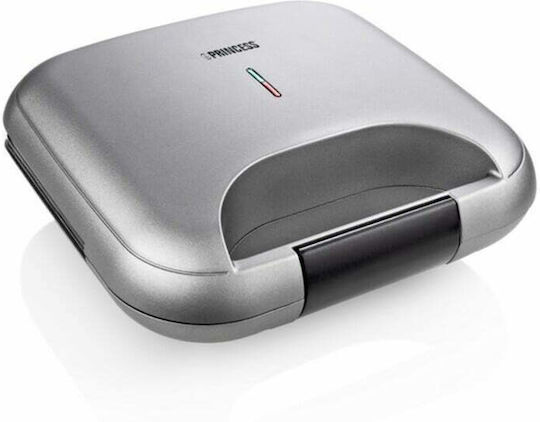 Princess 127003 Sandwich Maker pentru for 2 Sandwiches Sandvișuri 750W Inox