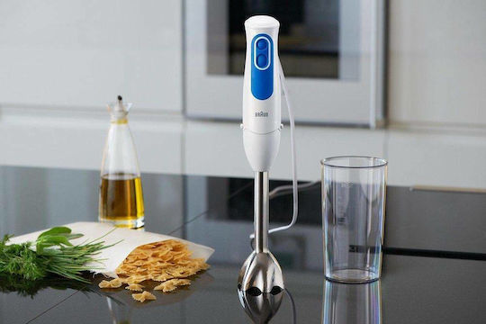 Braun MultiQuick 3 Ръчен Блендер с Неръждаема Пръчка 700W Бял