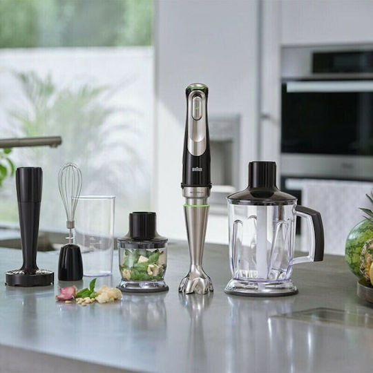 Braun MultiQuick 9 Ръчен Блендер с Неръждаема Пръчка 1200W Черен
