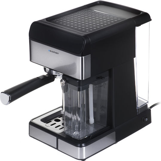 Blaupunkt CMP601 Μηχανή Espresso 1350W Πίεσης 15bar για Cappuccino Ασημί