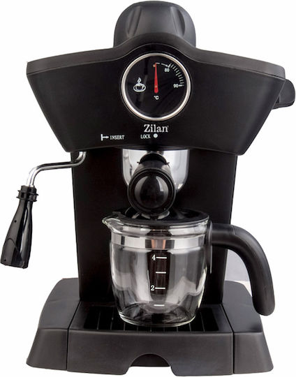 Zilan Automatic Espresso Machine 800W Pressure 3.5bar Black ZLN2854