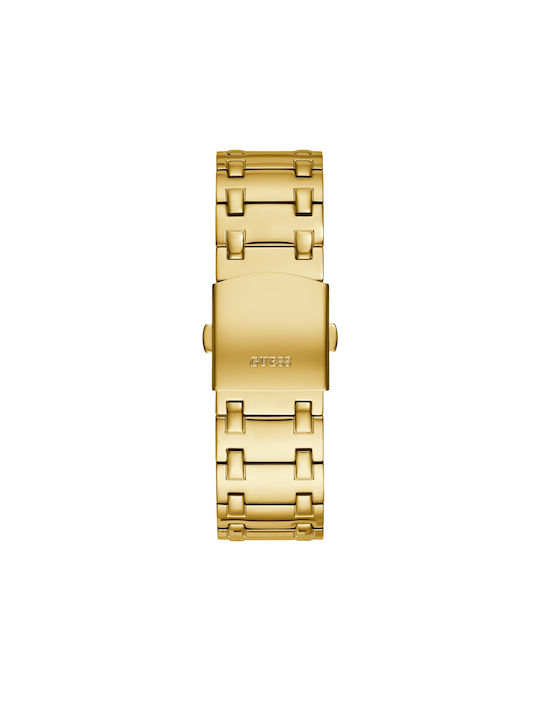 GC Watches Ανδρικό Ρολόι 44mm Χρονογράφος Μπαταρίας με Χρυσό Μεταλλικό Μπρασελέ