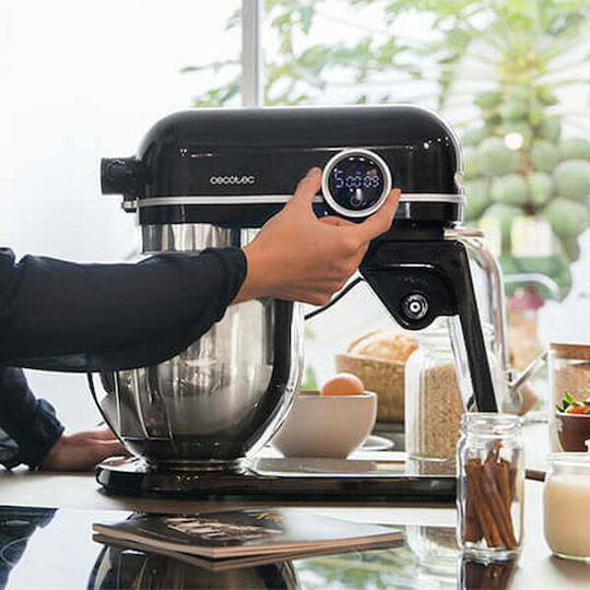 Cecotec Twist&Fusion 4500 Luxury Black Κουζινομηχανή 800W με Ανοξείδωτο Κάδο 5.2lt