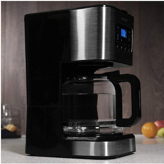 Cecotec Coffee 66 Smart Προγραμματιζόμενη Καφετιέρα Φίλτρου 950W Silver