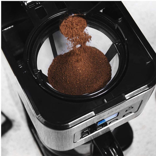 Cecotec Coffee 66 Smart Προγραμματιζόμενη Καφετιέρα Φίλτρου 950W Silver