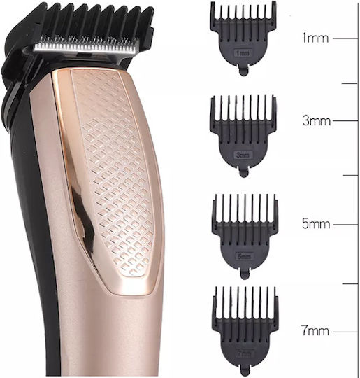 HTC Rechargeable Hair Clipper Rose Gold AT-1210A