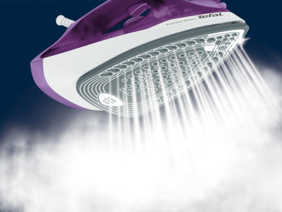 Tefal Express Steam Iron 2400W with Ceramic Plate and Continuous Steam Supply 35g/min