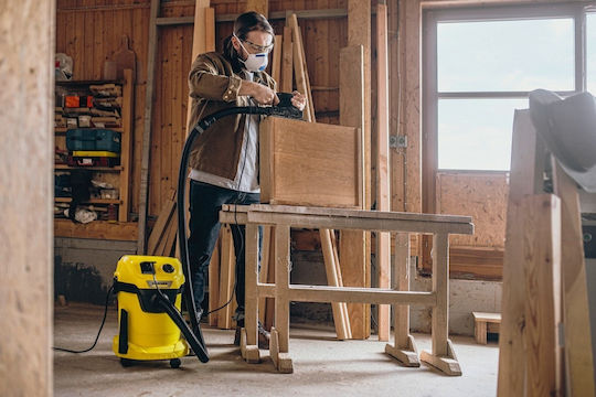 Karcher WD 3 P V-17/4/20 Σκούπα Υγρών / Στερεών 1000W με Πλαστικό Κάδο 17lt