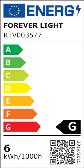 Forever Light Bec LED 6W pentru Soclu G9 Alb rece 480lm