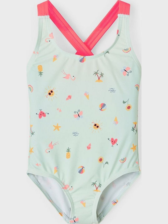 Name It Costum de baie pentru copii Întreg Verde