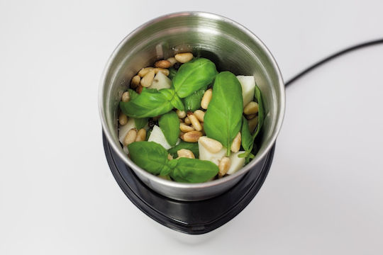 Caso Râșniță electrică pentru cafea 200W cu capacitate de boabe 70gr Argintiu