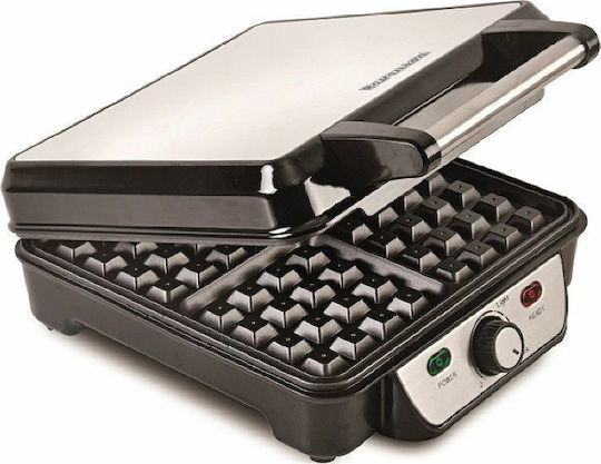 Ravanson Βαφλιέρα για Τετράγωνες Βάφλες 4 Θέσεων 1100W