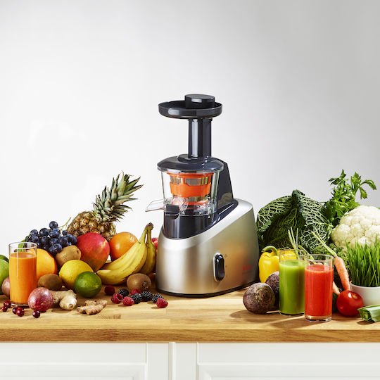 Tefal Infiny Juice Αποχυμωτής Αργής Σύνθλιψης 200W Γκρι