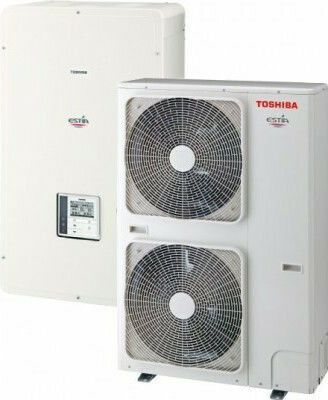 Toshiba Wärmepumpe 11.2kW Dreiphasig 55°C Teilen