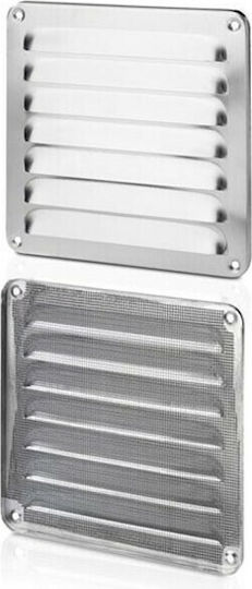 Inofix Square Vent Louver with Sieve 15x15cm