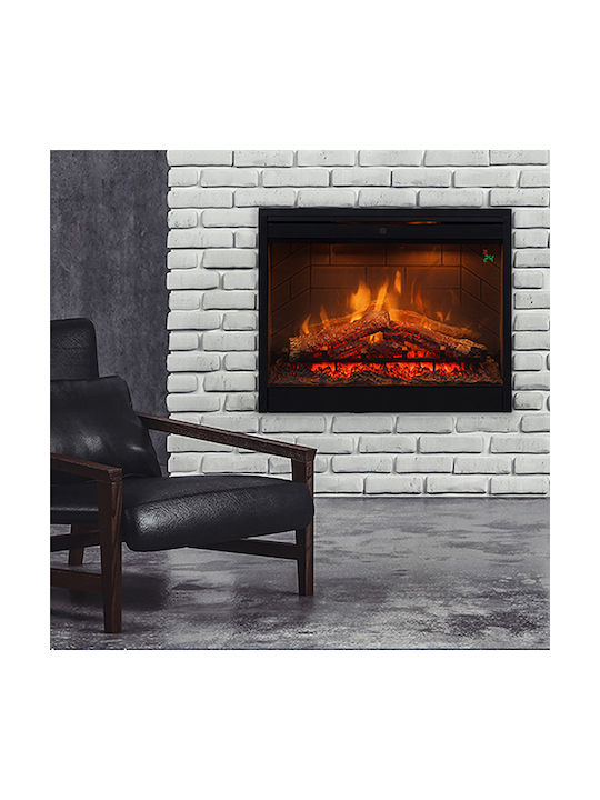 Dimplex DF3020 Επιτοίχιο Ηλεκτρικό Τζάκι 15W 80x67cm Μαύρο