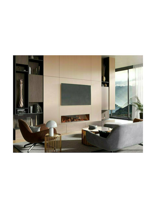 Dimplex Opti V Double Wall Mounted Electric Fireplace 70W 135.6x45cm Black