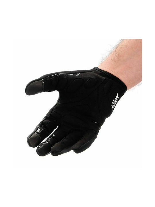 Meteor FX10 Full Finger Cycling Gloves Adults Black