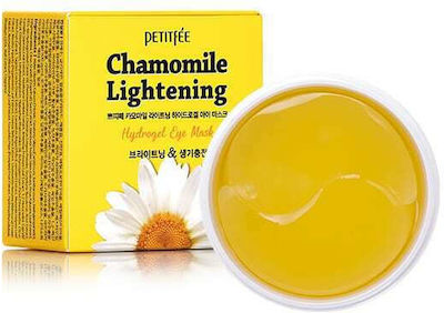 Petitfee Chamomile Lightening Gesichtsmaske für die Augen für Feuchtigkeitsspendend 60Stück