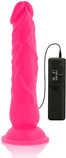 Diversia Flexible Vibrating Dildo Realistic Vibrator 21cm Pink