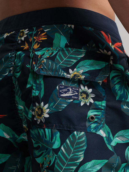 Ovin Vintage Men's Swimwear Shorts Multicolour Floral