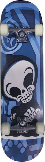 AMILA Skateboard Nugbones 7.87" Complete Shortboard Μπλε