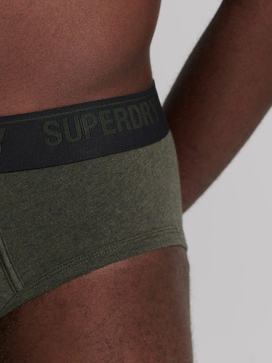 Men's Slips Black / Olive / Grey 3Pack