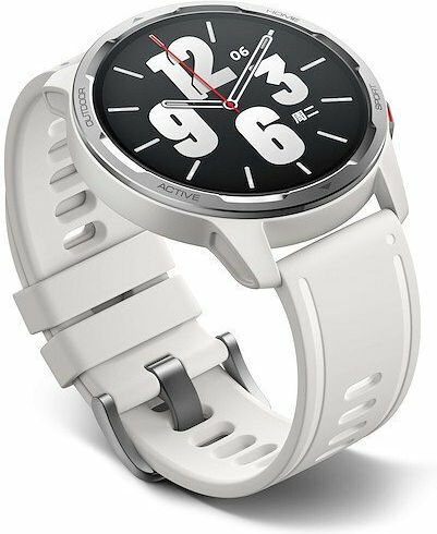 Xiaomi Watch S1 Active 47mm Wasserdicht mit Pulsmesser (Moon White)