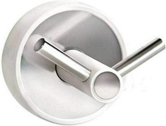 Karag Optimo-B Άγκιστρο Μπάνιου Διπλό με Βίδες 6x5.2cm Inox Ασημί Karag Optimo-B Άγκιστρο Μπάνιου Διπλό με Βίδες 6x5.2cm Inox Ασημί