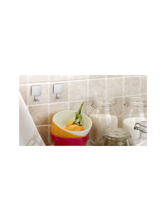 Inofix 2077 Single Wall-Mounted Bathroom Hook ​3.3x4.2cm Inox Silver