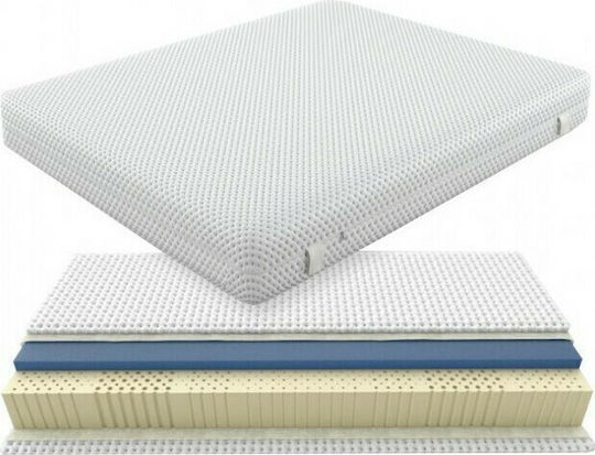 Greco Strom Viscolat Cool King Size Ανατομικό Στρώμα Latex 200x190x21cm