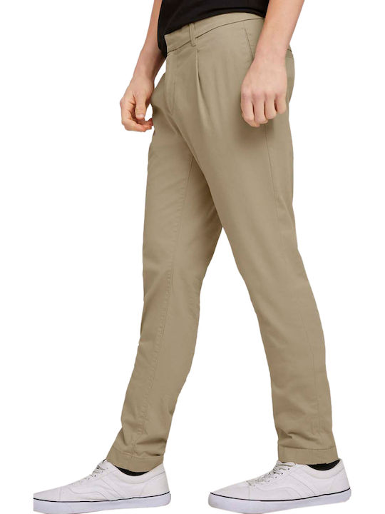Hose Chino in Schlanker Passform Beige
