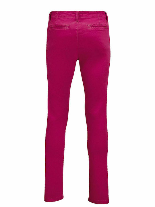 Sol's Jules Ανδρικό Παντελόνι Τζιν Ελαστικό σε Slim Εφαρμογή Sunset Pink