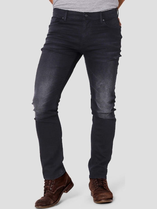 Men's Jeans Pants Elastic with Regular Fit Black