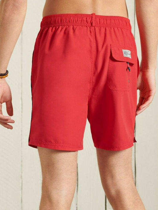 Superdry Herren Badebekleidung Shorts Rot