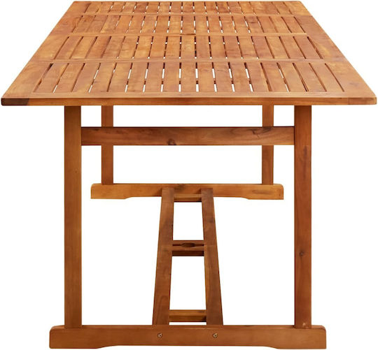 Garden & Terrace Table 220x90x75 Brown