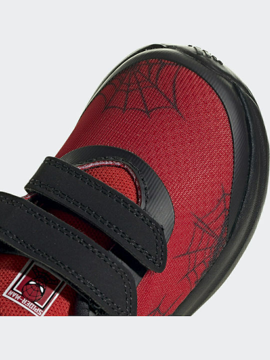 Fortarun Fortarun Kids Sports Shoes Running with Hoop & Loop Closure Vivid Red / Core Black / Cloud White