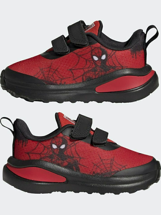 Fortarun Fortarun Kids Sports Shoes Running with Hoop & Loop Closure Vivid Red / Core Black / Cloud White